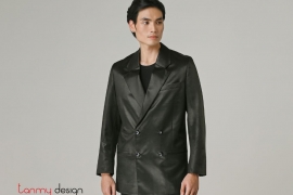 Silk jacket-LACQUER FALCON